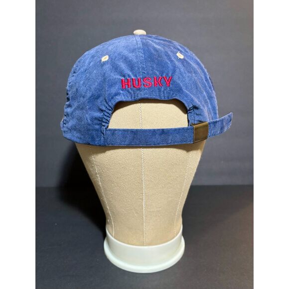 Vintage Husky Tools Hat Home Depot Promo Cap Toughest Name in Tools Blue Suede - Picture 5 of 7